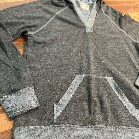 Gypsy 05 Women’s Gray Hoodie, Distressed, Lagenlook, Hooded, Size Small - Picture 2 of 12
